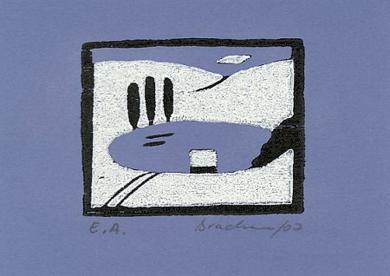 Druck: Haus am See von Monika Brachmann