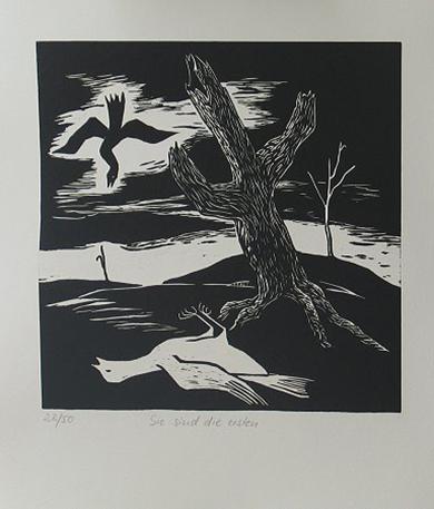 Druck Sie sind die Ersten aus der Mappe Visionen zur atomaren Vernichtung der Menschheit